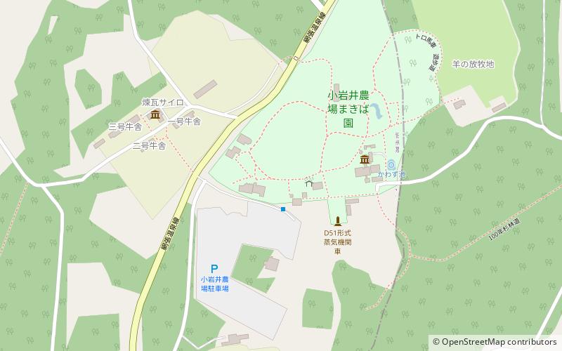 Xiao yan jing nong chang Koiwai Farm location map