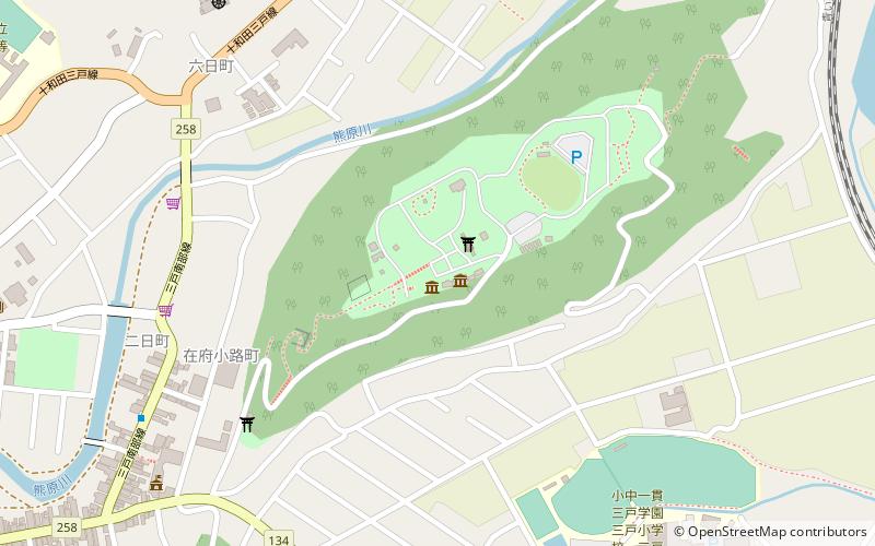 Sannohe Castle location map