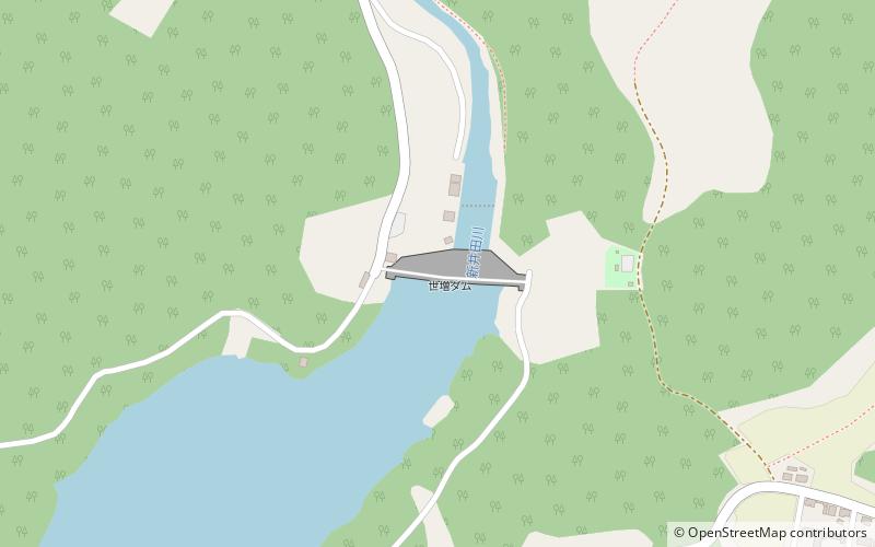 Yomasari Dam location map