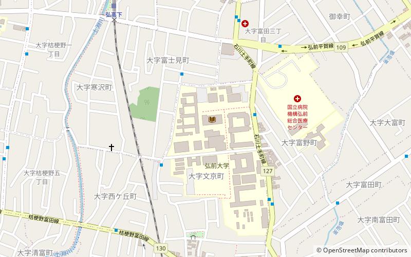 Hirosaki University location map