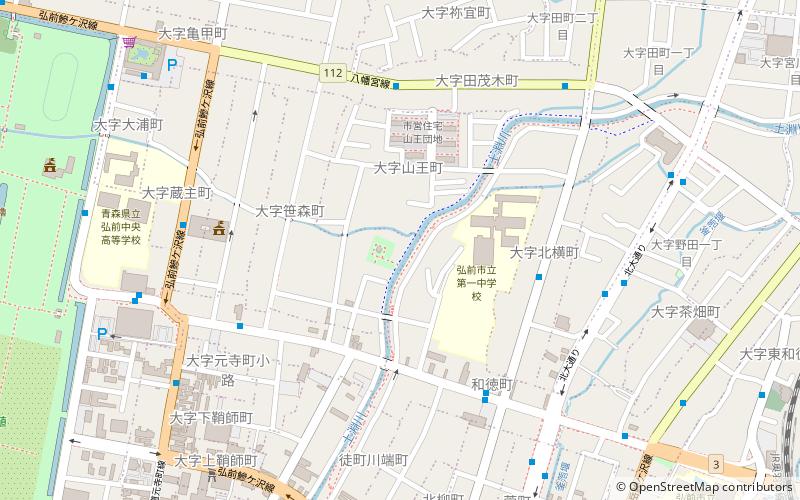 Hirosaki Tōshō-gū location map