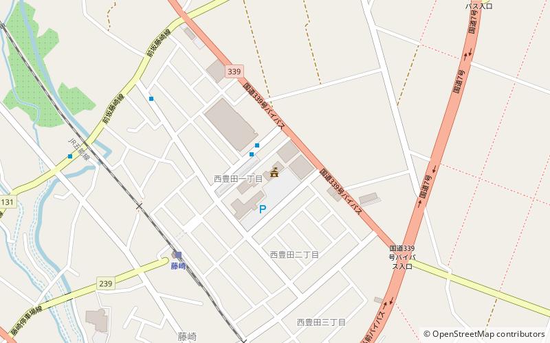 Fujisaki location map