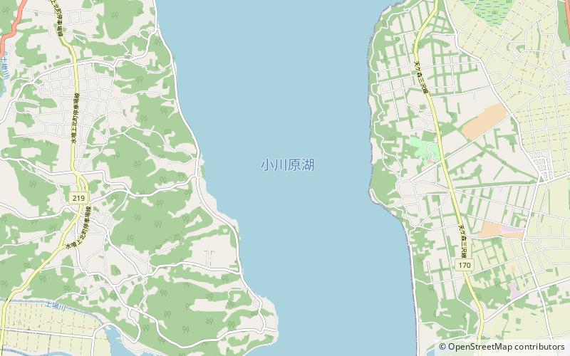 Jezioro Ogawara location map