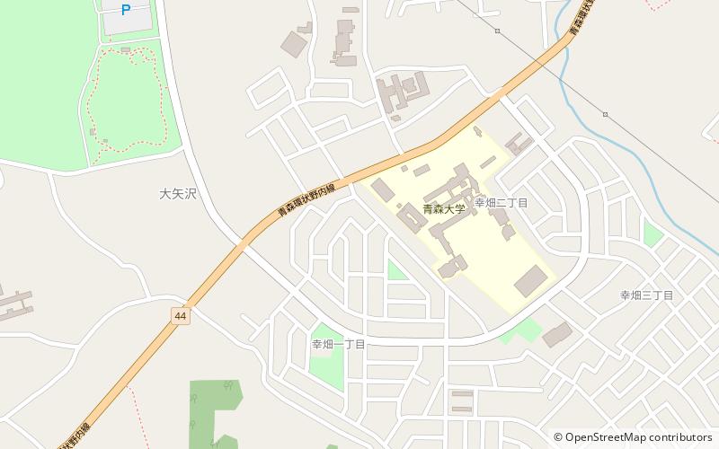 Aomori University location map