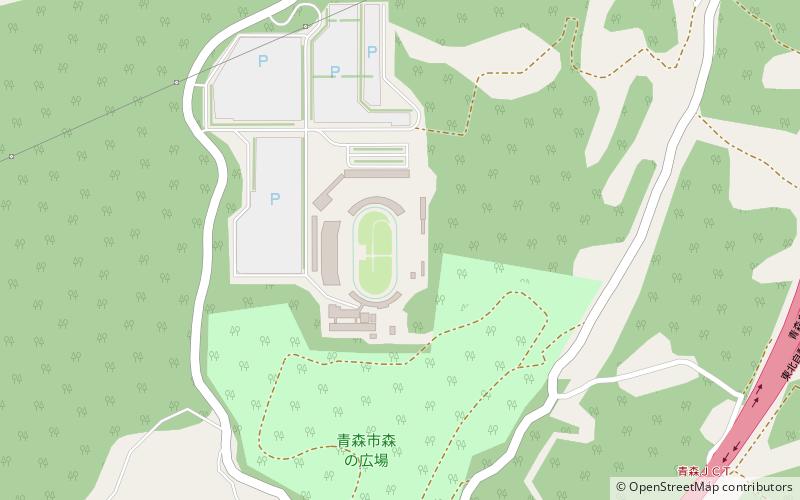 Aomori Velodrome location map