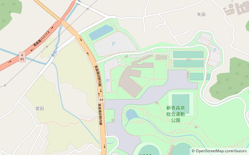 New Aomori Prefecture General Sports Park location map