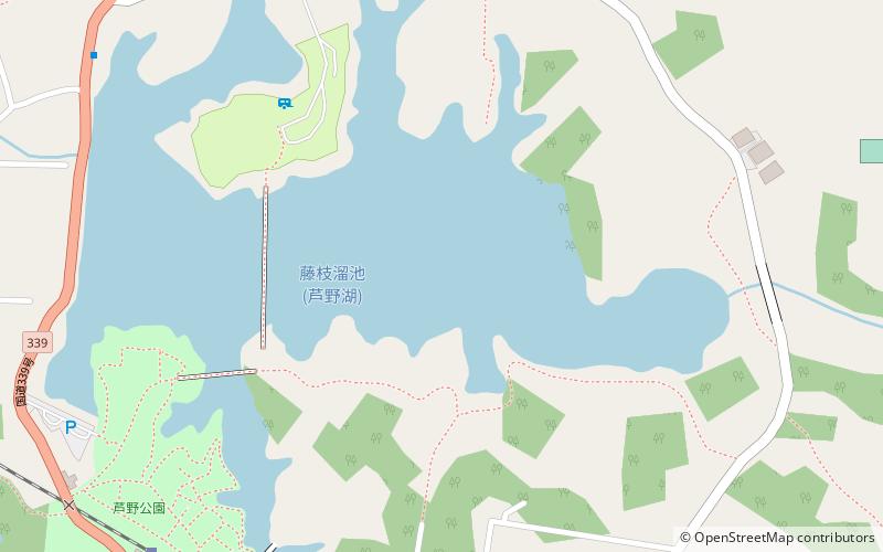 Ashino Chishōgun Prefectural Natural Park location map