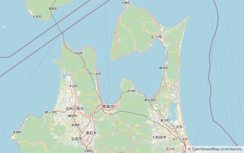 Asamushi-Natsudomari Prefectural Natural Park location map