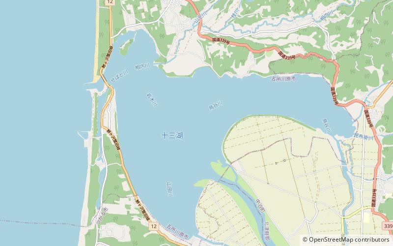 Lake Jūsan location map