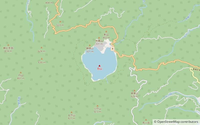 Lake Usori location map