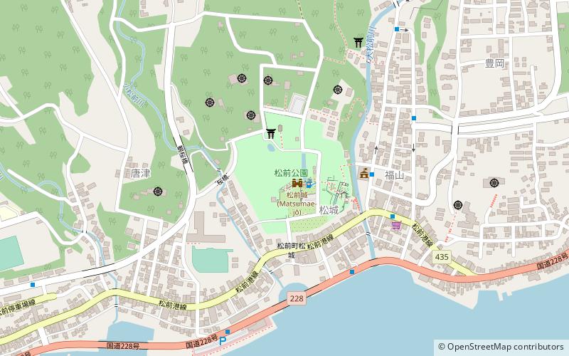 Burg Matsumae location map
