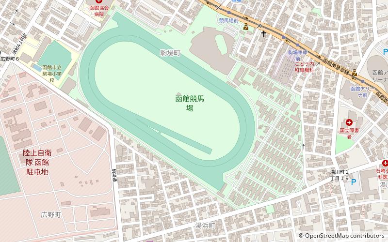 Hakodate Racecourse location map
