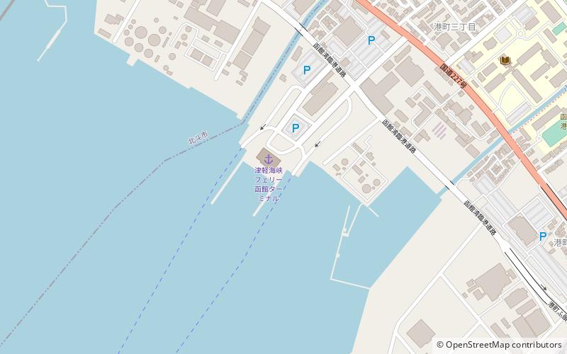Port of Hakodate location map