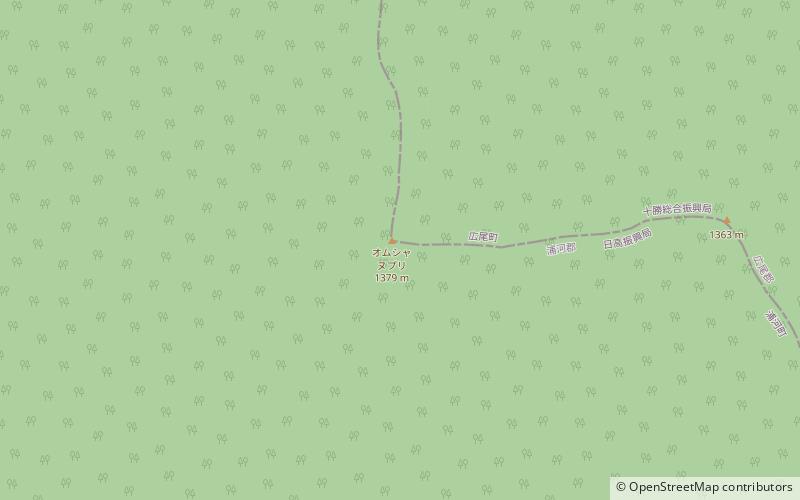 mount omusha hidaka sanmyaku erimo quasi nationalpark location map