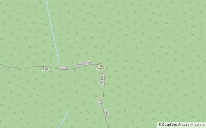 mount nozuka hidaka sanmyaku erimo quasi nationalpark location map