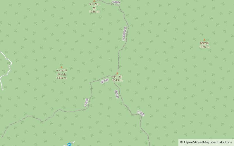 mount nakano quasi park narodowy hidaka sanmyaku erimo location map