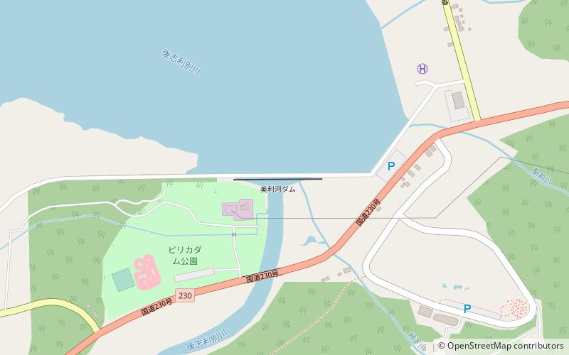 Pirika Dam location map