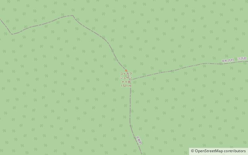 Mount Koikakushusatsunai location map