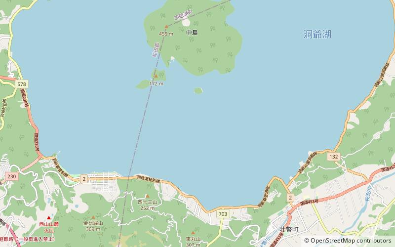 Jezioro Tōya location map