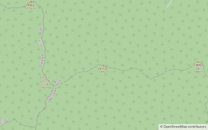 Mont Satsunai location map