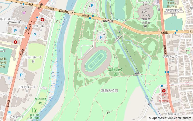 Makomanai-Stadion location map