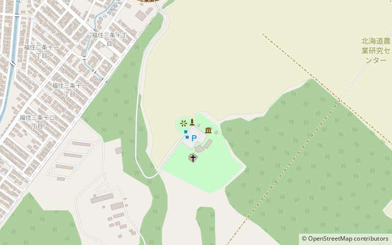 Hitsujigaoka Observation Hill location map