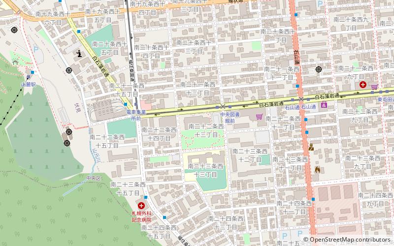 Sapporo Buried Cultural Property Center location map