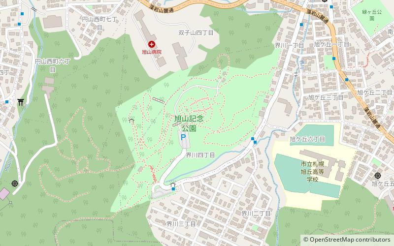 Asahiyama Memorial Park location map