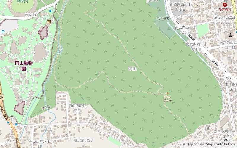 Maruyama Park location map