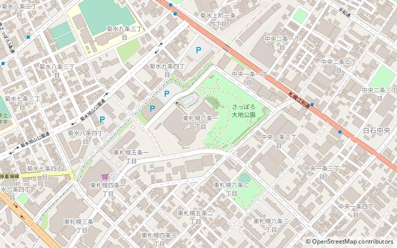 Sapporo Convention Center location map
