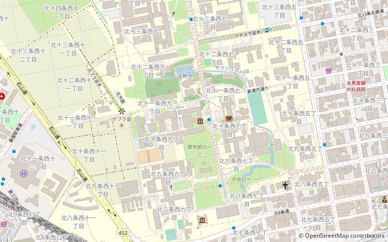 Hokkaido University Museum location map
