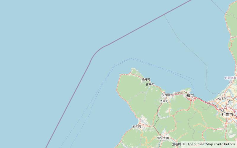 Shakotan-Halbinsel location map