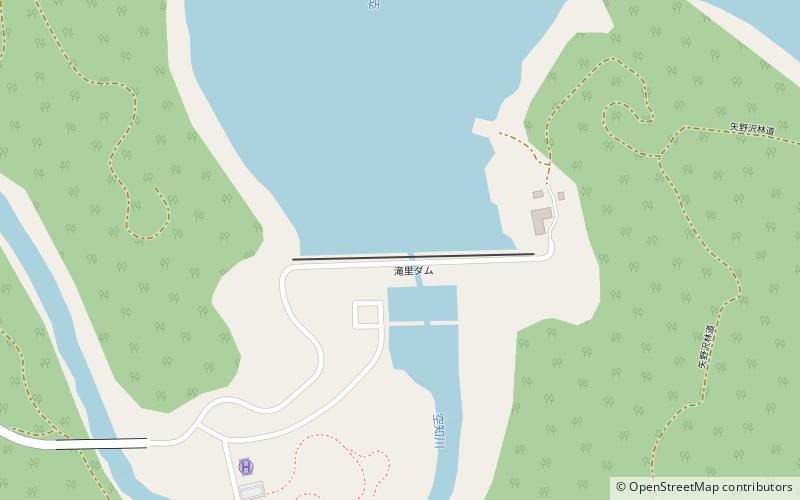 Takisato Dam location map