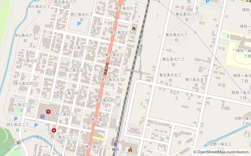 Sunagawa location map