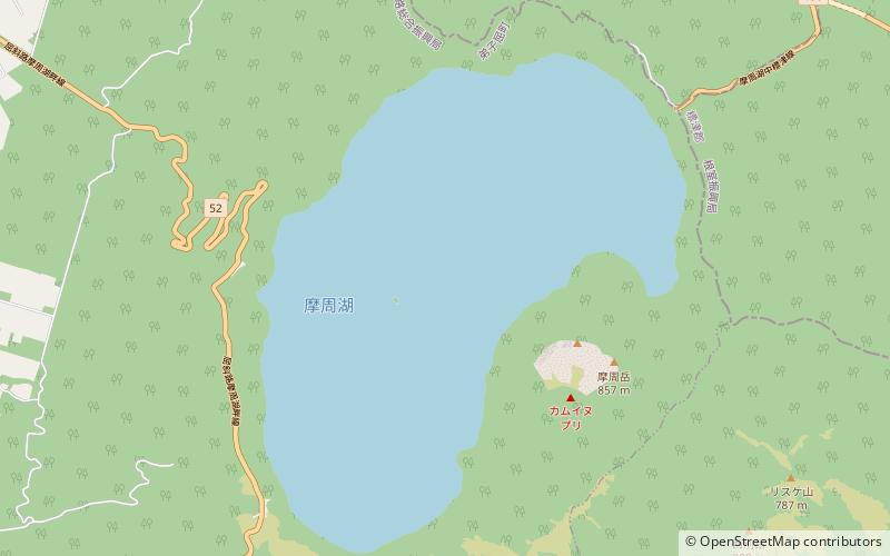 Lake Mashū location map