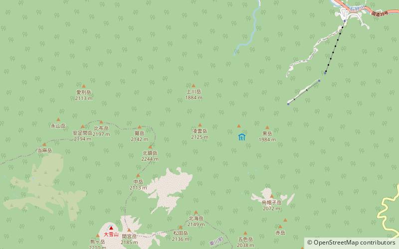 Mount Ryōun location map