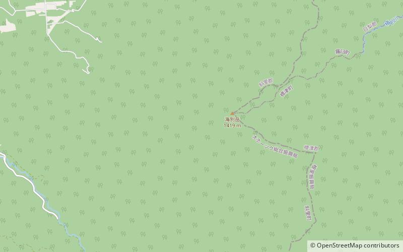Mount Unabetsu location map