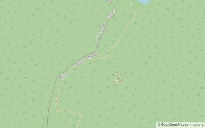 mont okkabake parc national de shiretoko location map