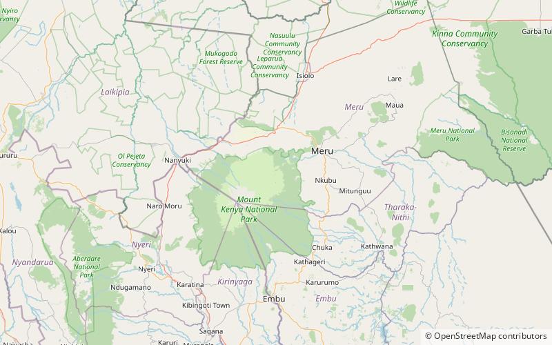 rotundu nationalpark mount kenya location map