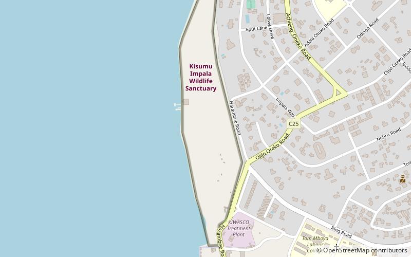 Sanktuarium Dzikiej Przyrody Kisumu Impala location map