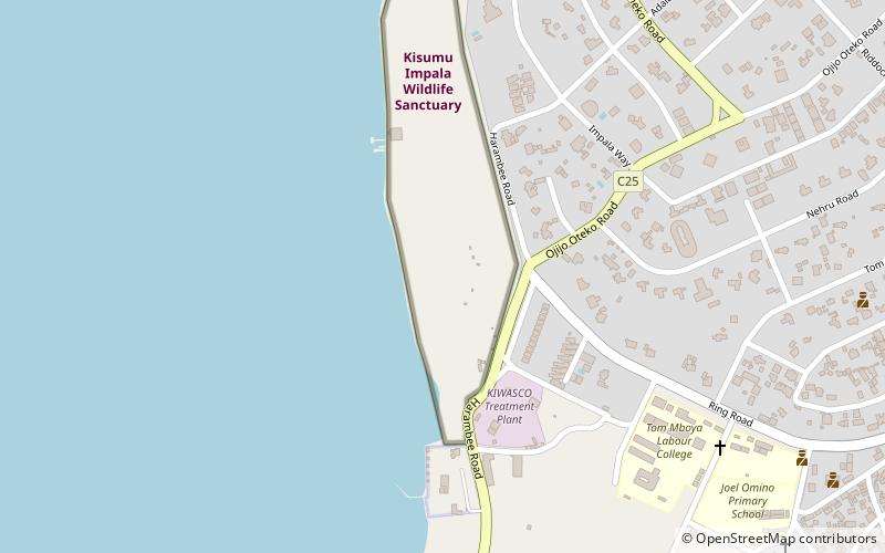 sanktuarium impali kisumu location map