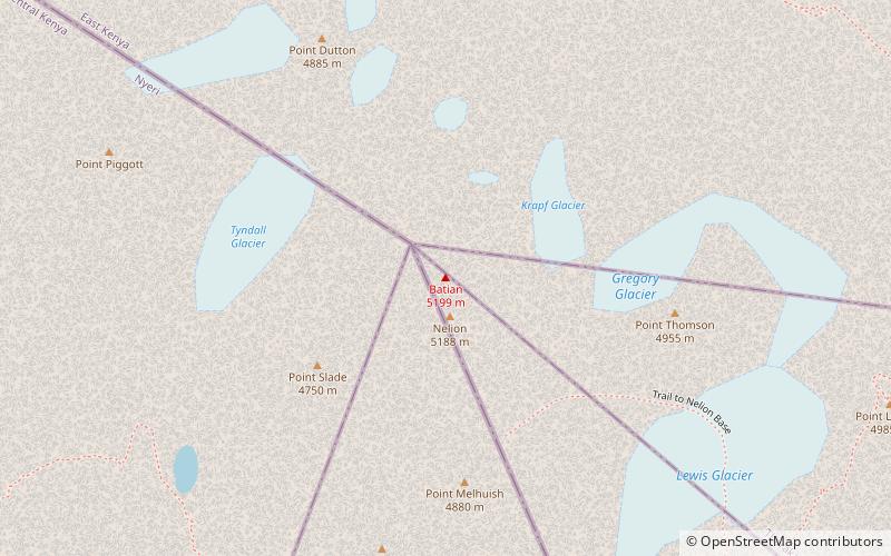 Batian location map
