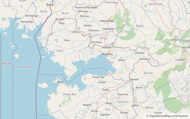 maboko kisumu location map