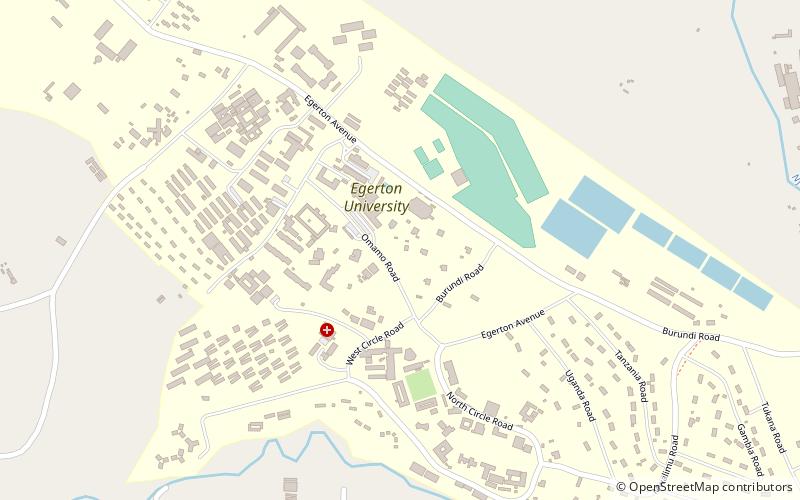 Egerton University location map