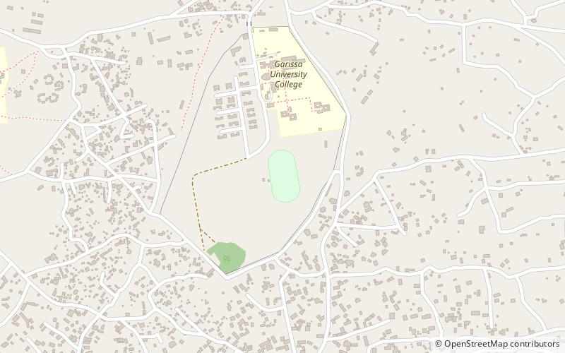 Garissa University College location map