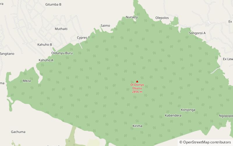 Ol Doinyo Eburru location map