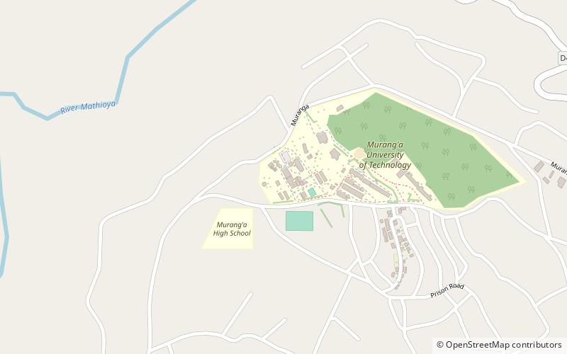 muranga university of technology location map