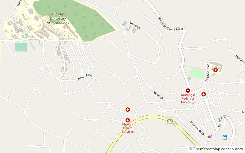 Muranga location map