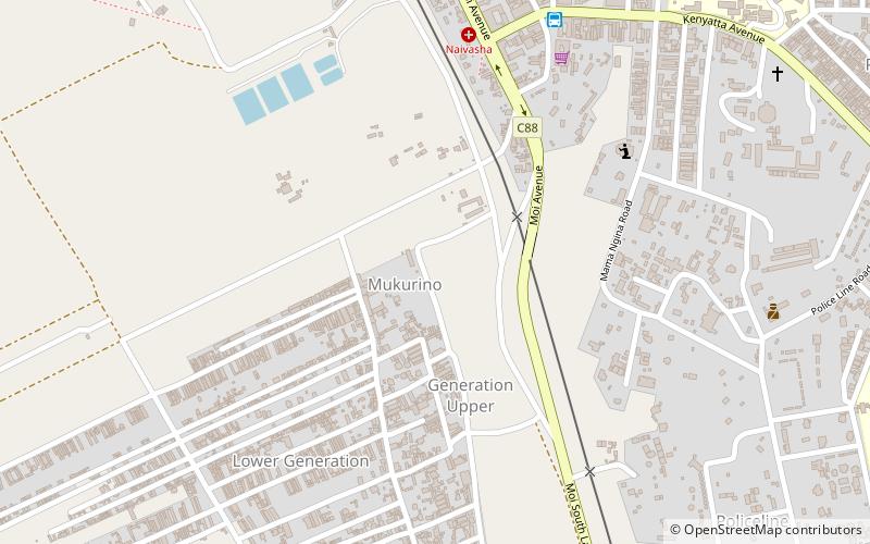 Naivasha location map