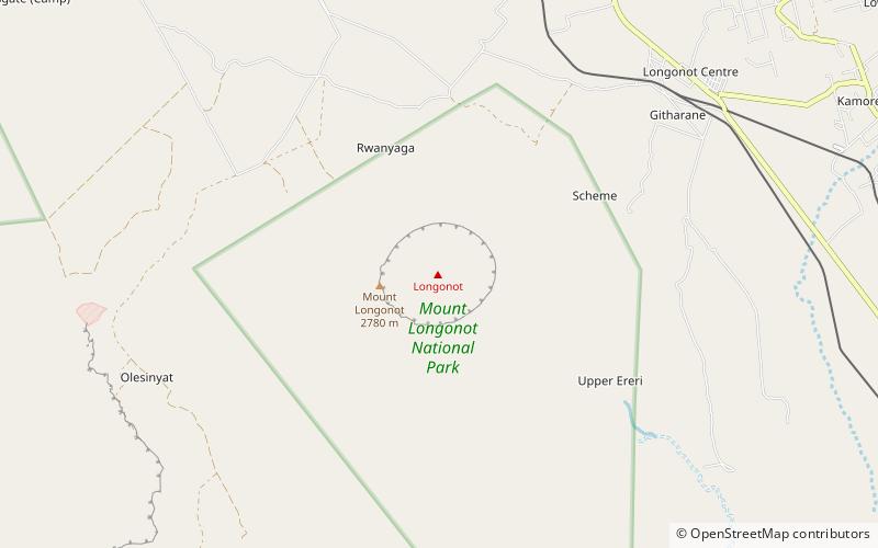 Longonot location map